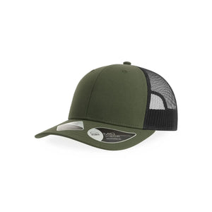 Cappellino Trucker Bryce olive-black - personalizzabile con logo