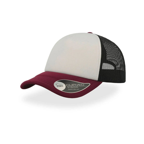 Cappellino Trucker Rapper bianco - personalizzabile con logo