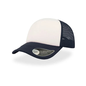 Cappellino Trucker Rapper blu - personalizzabile con logo