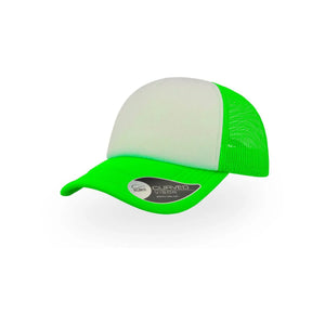 Cappellino Trucker Rapper green fluo - personalizzabile con logo