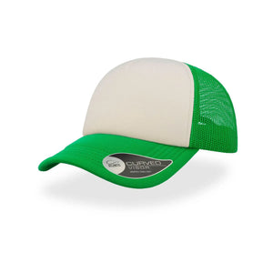 Cappellino Trucker Rapper green - personalizzabile con logo