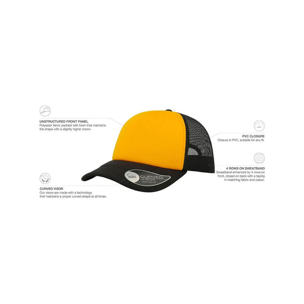 Cappellino Trucker Rapper - personalizzabile con logo