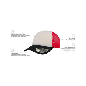 Cappellino Trucker Rapper - personalizzabile con logo