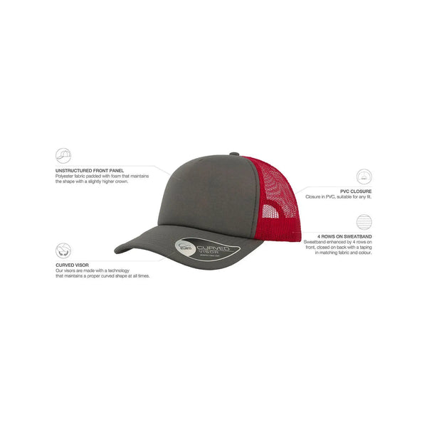 Cappellino Trucker Rapper - personalizzabile con logo