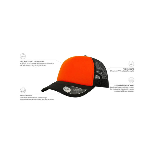 Cappellino Trucker Rapper - personalizzabile con logo