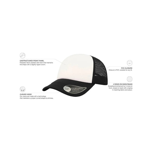 Cappellino Trucker Rapper - personalizzabile con logo