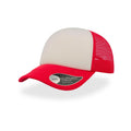 Cappellino Trucker Rapper rosso - personalizzabile con logo