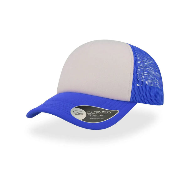 Cappellino Trucker Rapper royal - personalizzabile con logo