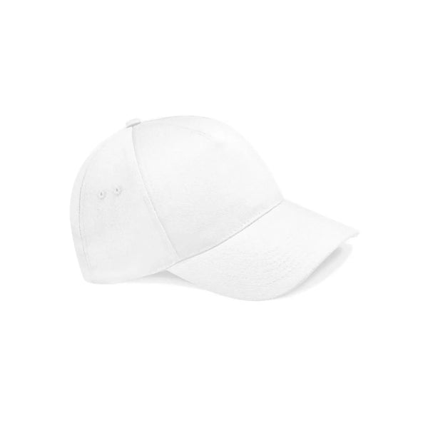 Cappellino Ultimate 5 Panel Cap bianco - personalizzabile con logo