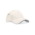 Cappellino Ultimate 5 Panel Cap - Sandwich Peak beige - personalizzabile con logo