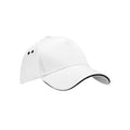 Cappellino Ultimate 5 Panel Cap - Sandwich Peak bianco - personalizzabile con logo