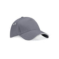 Cappellino Ultimate 5 Panel Cap - Sandwich Peak grigio - personalizzabile con logo