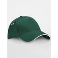 Cappellino Ultimate 5 Panel Cap - Sandwich Peak verde - personalizzabile con logo
