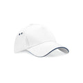 Cappellino Ultimate 5 Panel Cap - Sandwich Peak white/french navy - personalizzabile con logo