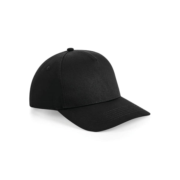 Cappellino Urbanwear 5 Panel Snapback nero - personalizzabile con logo