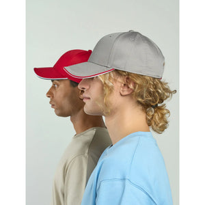Cappellino Zoom Piping Sandwich verde - personalizzabile con logo