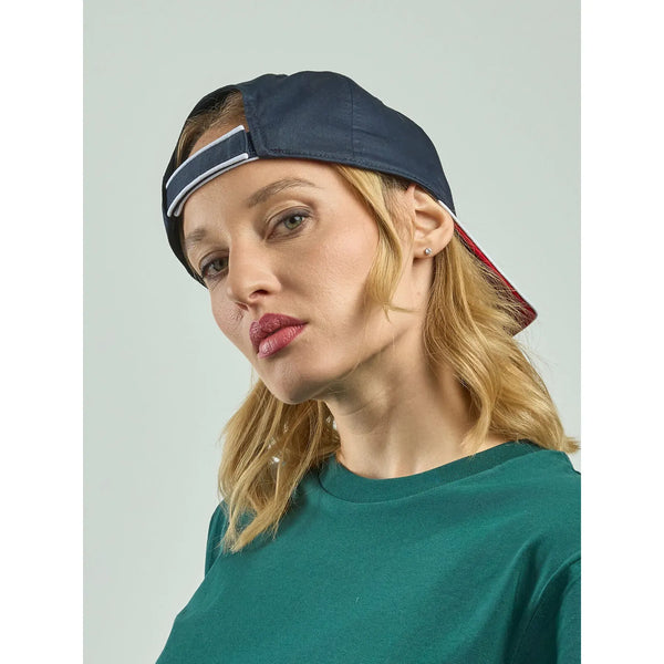 Cappellino Zoom Piping Sandwich verde - personalizzabile con logo