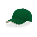 Cappellino Zoom Piping Sandwich verde - personalizzabile con logo