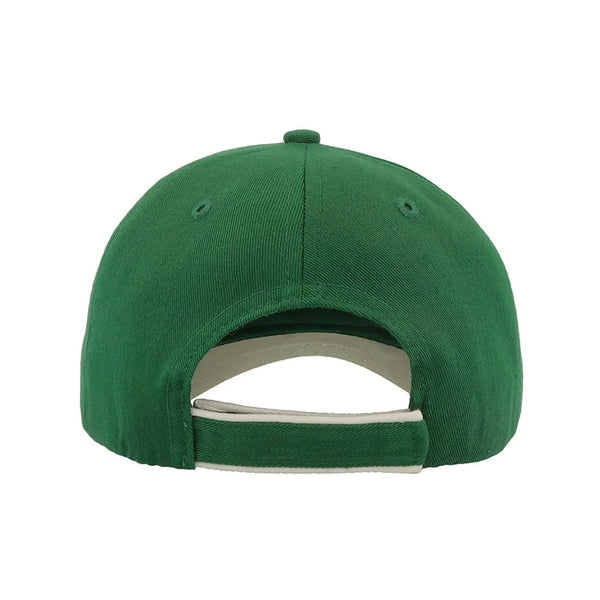 Cappellino Zoom Piping Sandwich verde - personalizzabile con logo