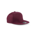 Cappello 5 Panel Snapback Rapper Cap bordeaux - personalizzabile con logo