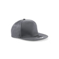 Cappello 5 Panel Snapback Rapper Cap grigio - personalizzabile con logo
