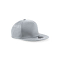 Cappello 5 Panel Snapback Rapper Cap light grey - personalizzabile con logo