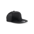 Cappello 5 Panel Snapback Rapper Cap nero - personalizzabile con logo