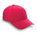 Cappello 6 segmenti rosso - personalizzabile con logo