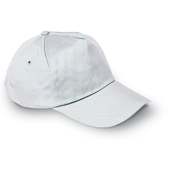 Cappello a 5 pannelli bianco - personalizzabile con logo