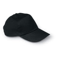 Cappello a 5 pannelli Nero - personalizzabile con logo
