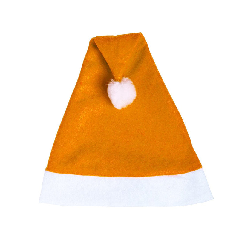 Cappello Babbo Natale Papa Noel arancione - personalizzabile con logo