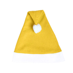 Cappello Babbo Natale Papa Noel giallo - personalizzabile con logo