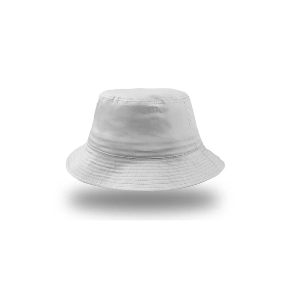 Cappello Bucket Cotton bianco - personalizzabile con logo