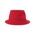 Cappello Bucket Cotton-S rosso - personalizzabile con logo