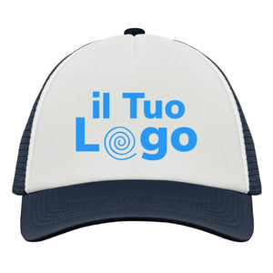 Cappello camionista 150g blu Scuro - personalizzabile con logo