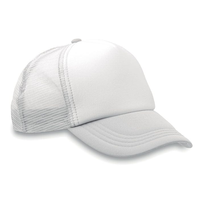 Cappello camionista bianco - personalizzabile con logo