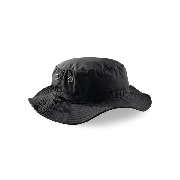 Cappello Cargo Bucket Hat nero - personalizzabile con logo