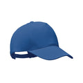 Cappello da baseball in cotone organico blu - personalizzabile con logo