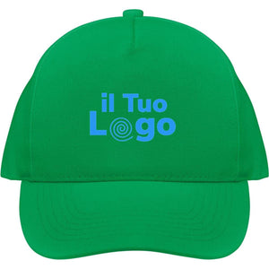 Cappello da baseball in cotone organico - personalizzabile con logo