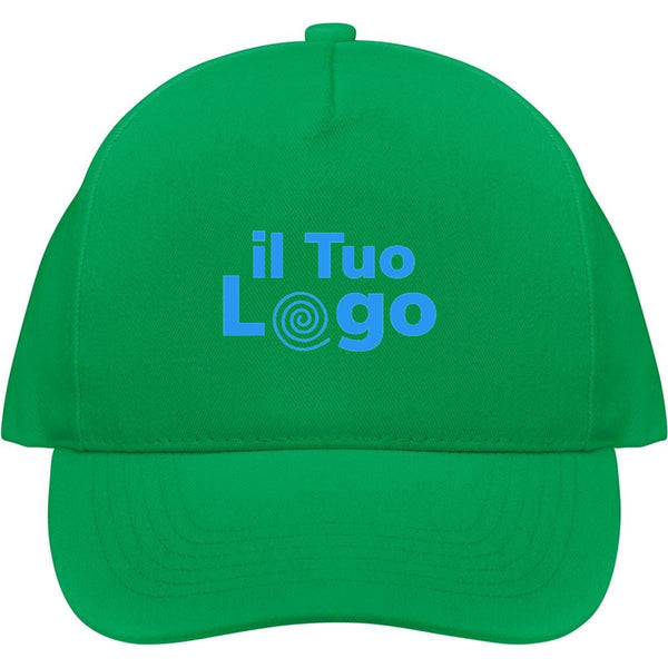 Cappello da baseball in cotone organico - personalizzabile con logo