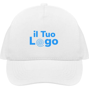 Cappello da baseball in cotone organico - personalizzabile con logo