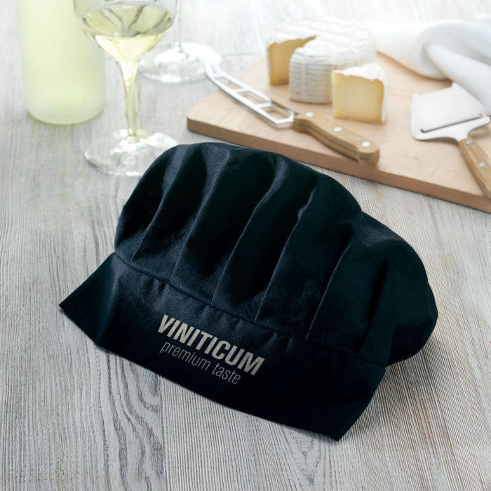 Cappello da cuoco in cotone - personalizzabile con logo