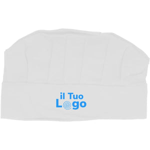 Cappello da cuoco in cotone - personalizzabile con logo
