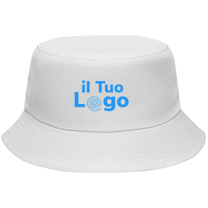 Cappello da pescatore colorato Bianco - personalizzabile con logo