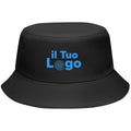 Cappello da pescatore colorato Nero - personalizzabile con logo
