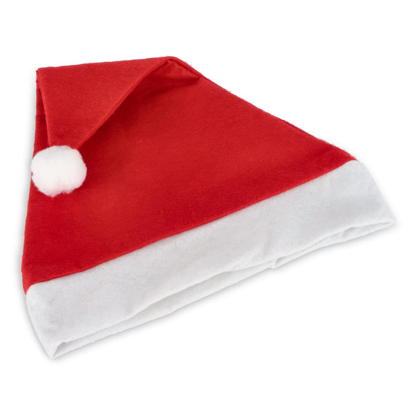 Cappello di Natale in feltro Rosso - personalizzabile con logo