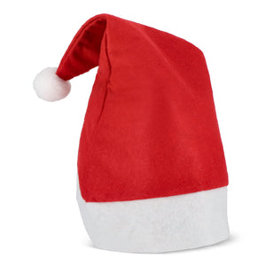 Cappello di Natale in feltro Rosso - personalizzabile con logo