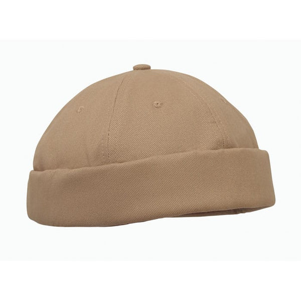 Cappello Docker in cotone kaki - personalizzabile con logo