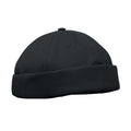 Cappello Docker in cotone Nero - personalizzabile con logo