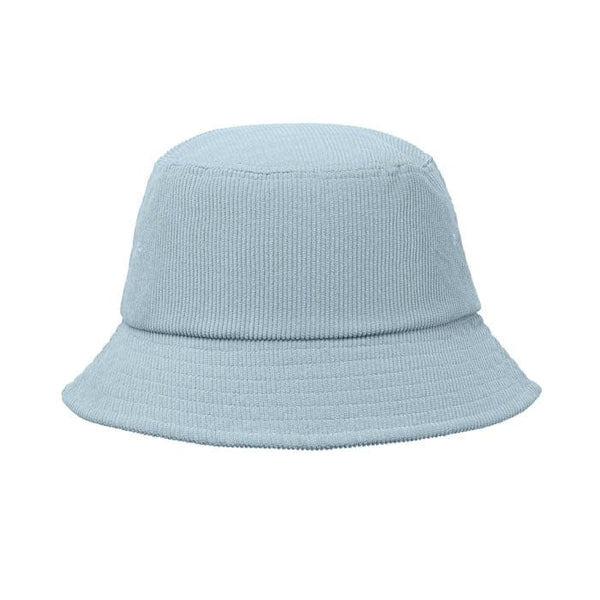 Cappello in velluto a coste blu - personalizzabile con logo